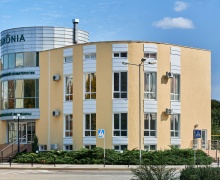 Клиника Saxonia, вид со стороны эстакады